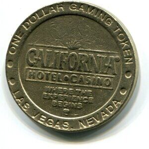 California Hotel & Casino Las Vegas $1 Gaming Token (b538-5)